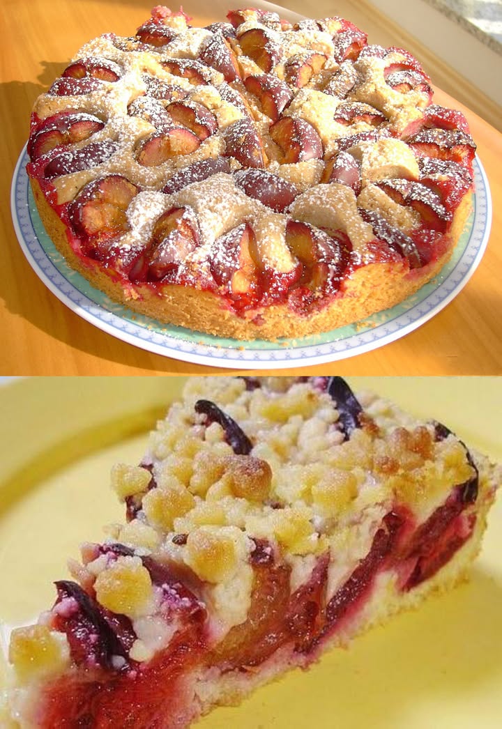 Tarte aux prunes et cannelle irrésistible