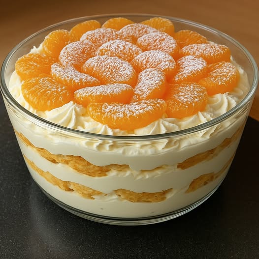 Tiramisu aux mandarines ultra rapide en 5 minutes