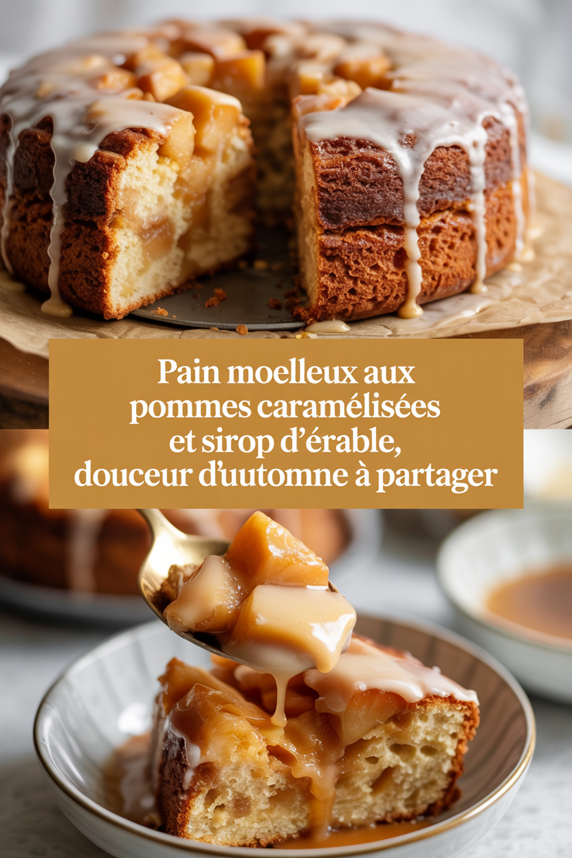 Pain aux pommes et à lérable