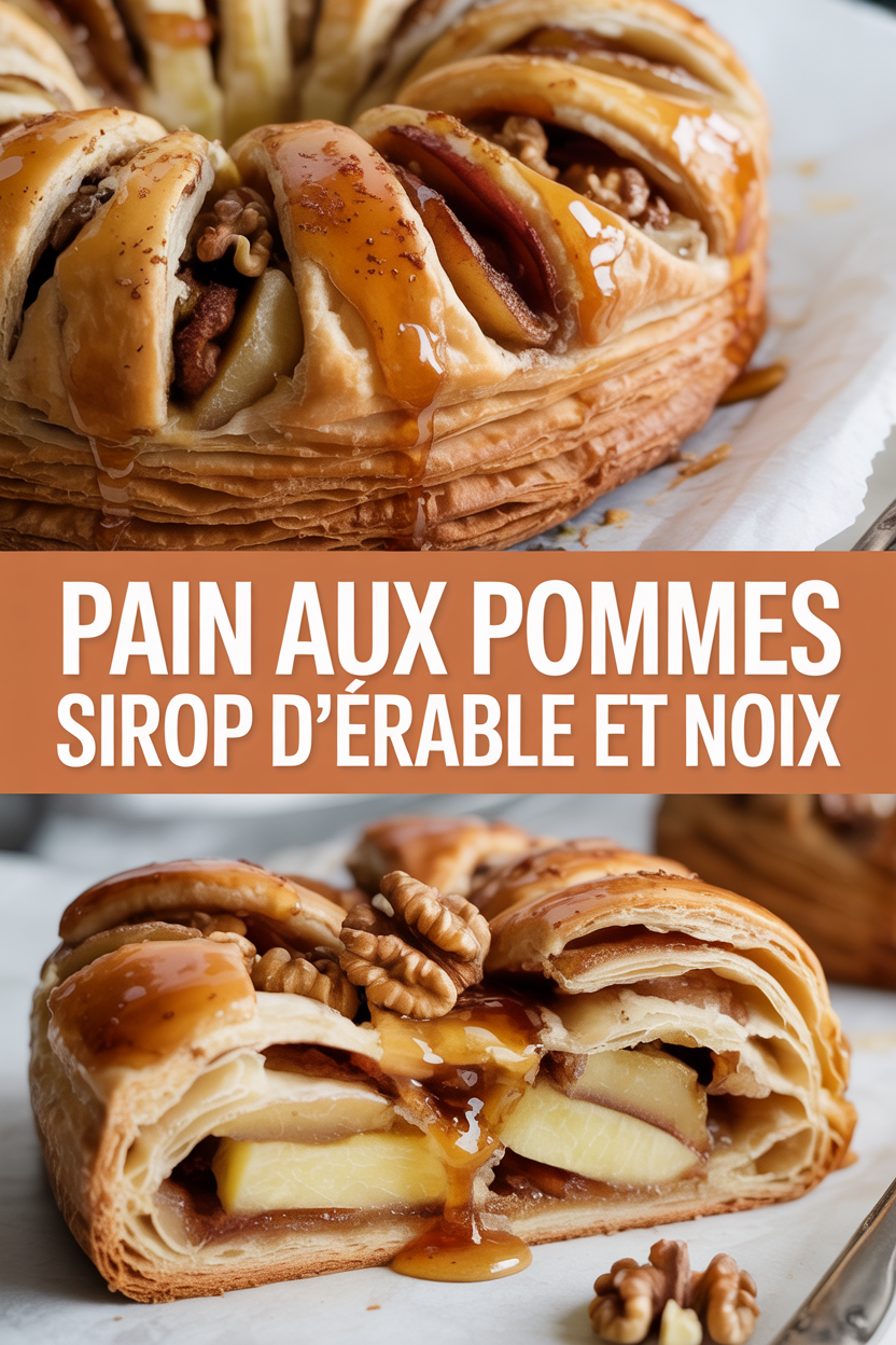 Pain aux pommes et à lérable