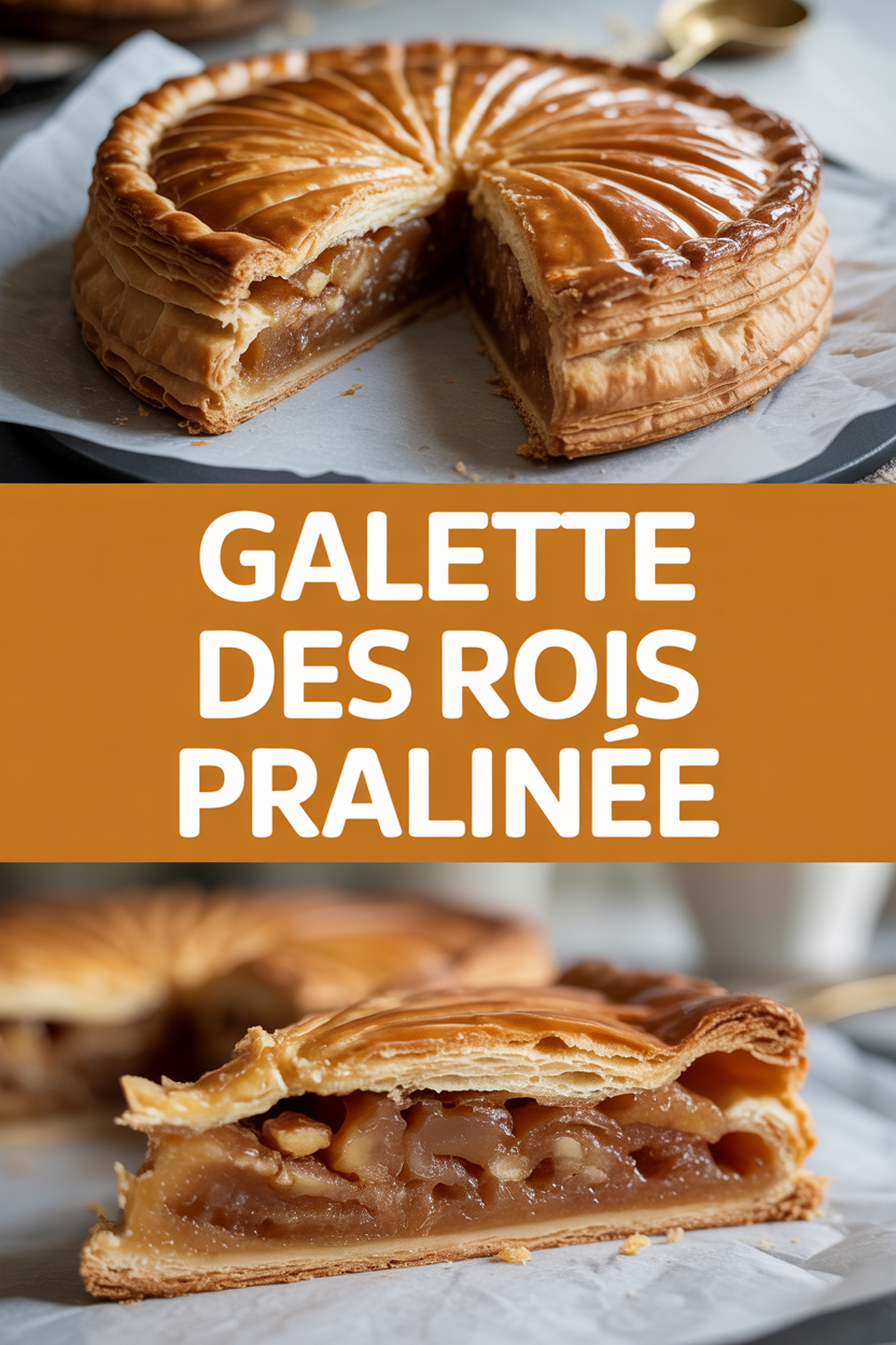 Galette des rois pralinée