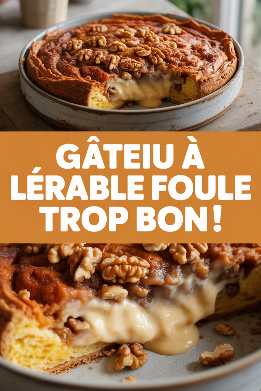 Gâteau à lérable foule trop bon !