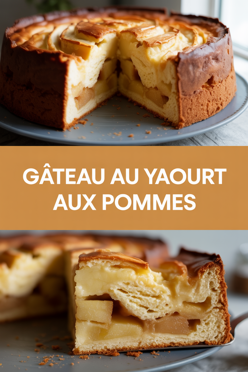 Gâteau au Yaourt aux Pommes
