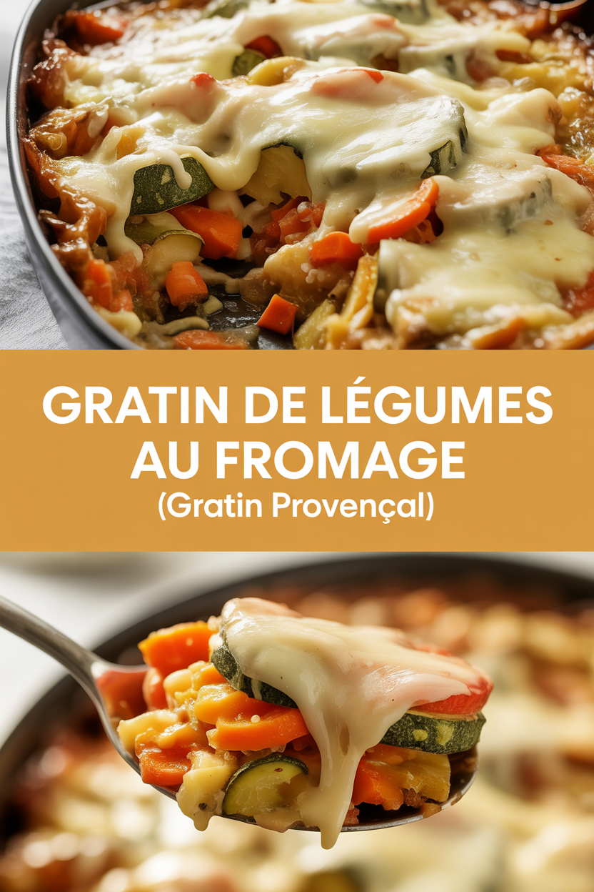 Gratin de légumes au fromage (Gratin provençal)