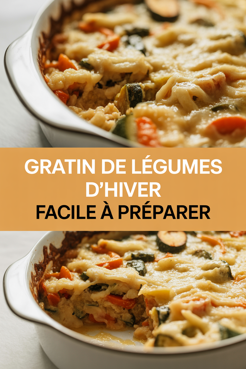 Gratin de légumes d&rsquo;hiver Facile à préparer