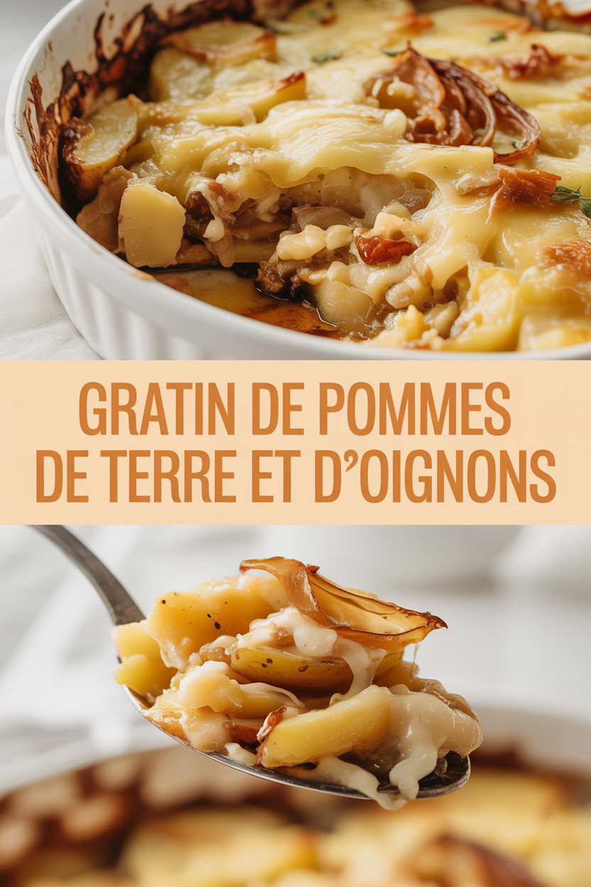 Gratin de pommes de terre et d&rsquo;oignons