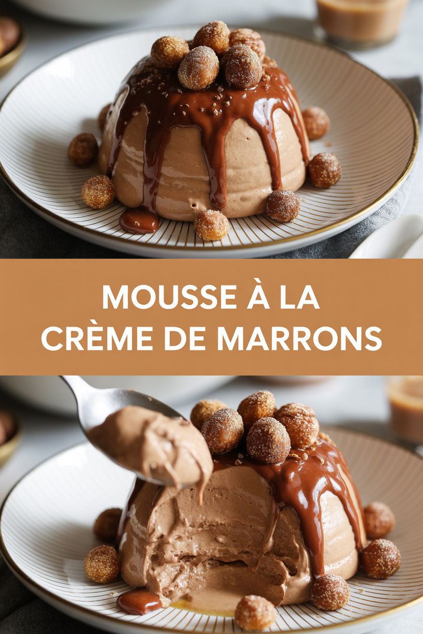 Mousse à la crème de marrons