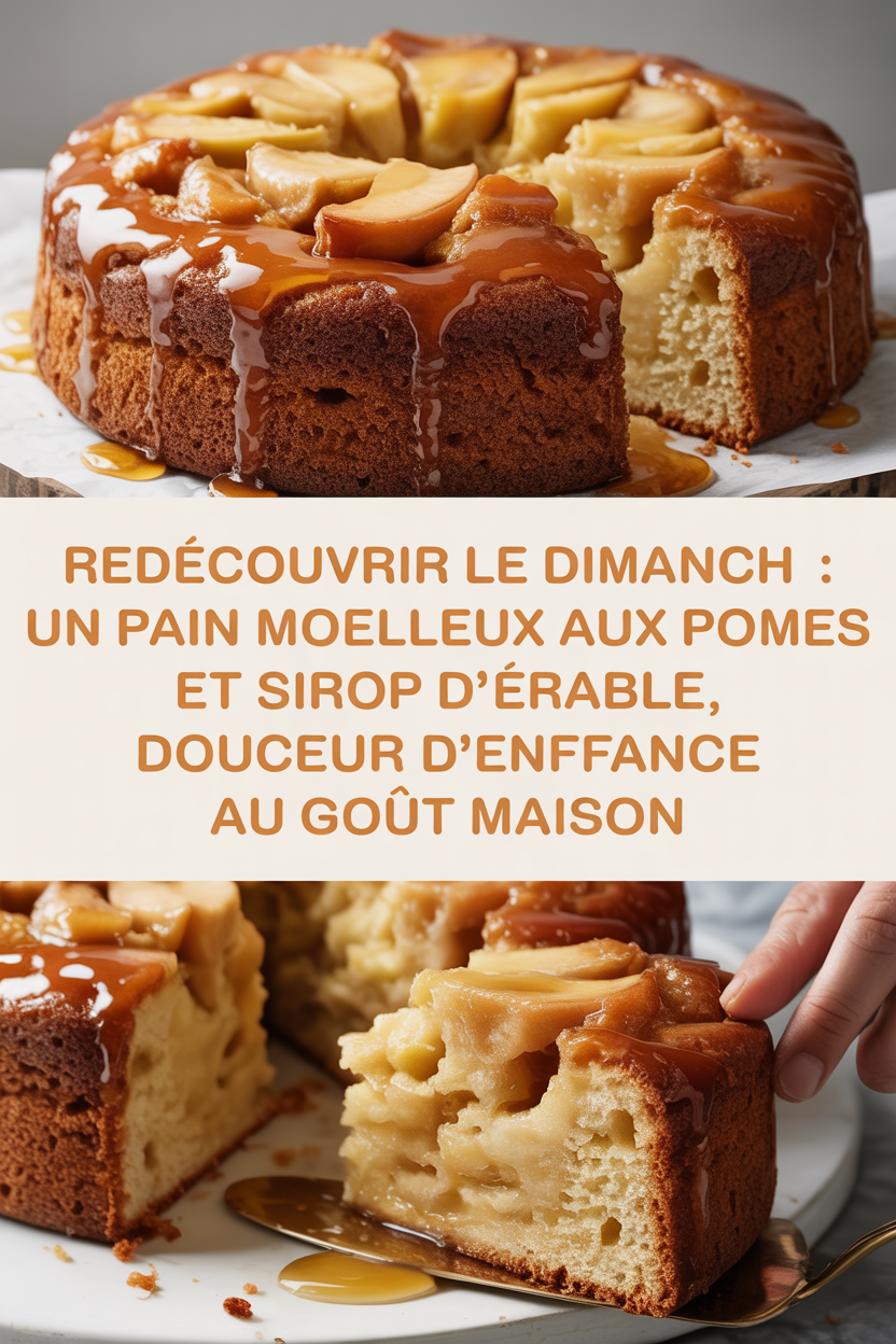 Pain aux pommes et à lérable