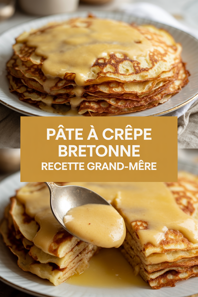 Pâte à crêpe bretonne recette grand-mère