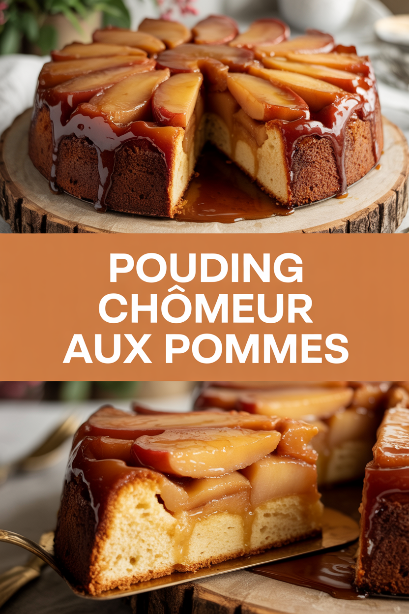 Pouding Chômeur aux Pommes
