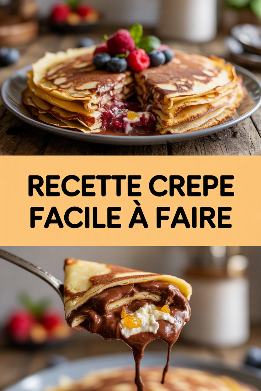 Recette crepe facile à faire