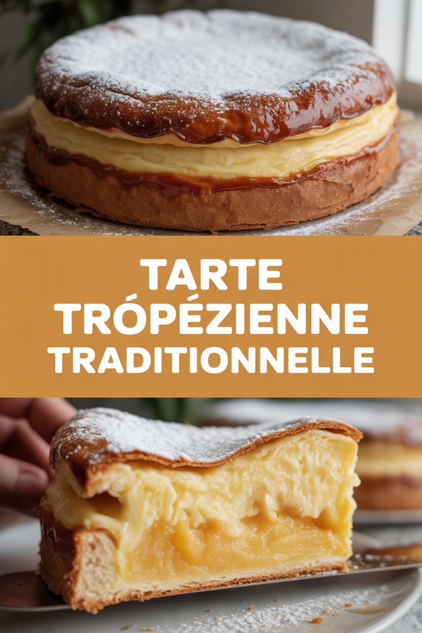 Tarte tropézienne traditionnelle