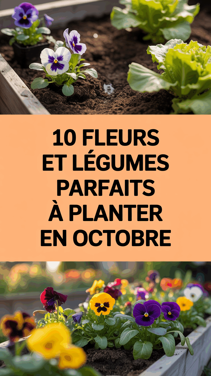 10 Fleurs et Légumes Parfaits à Planter en Octobre