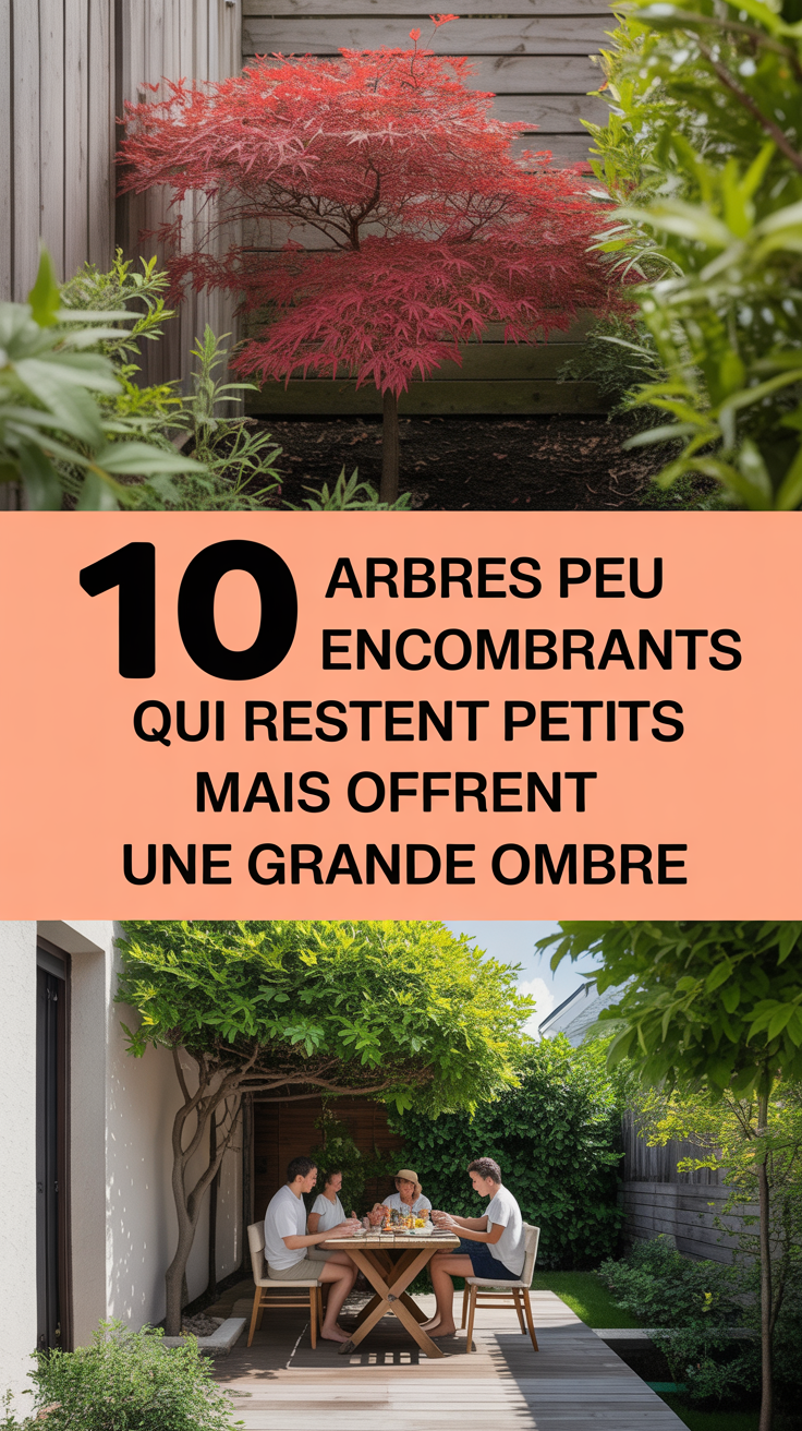 10 arbres peu encombrants qui restent petits mais offrent une grande ombre