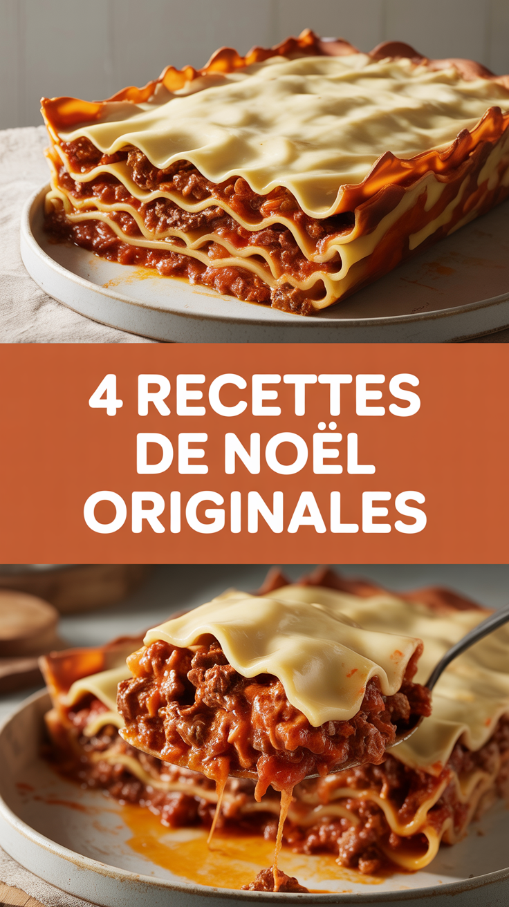 4 recettes de Noël originales