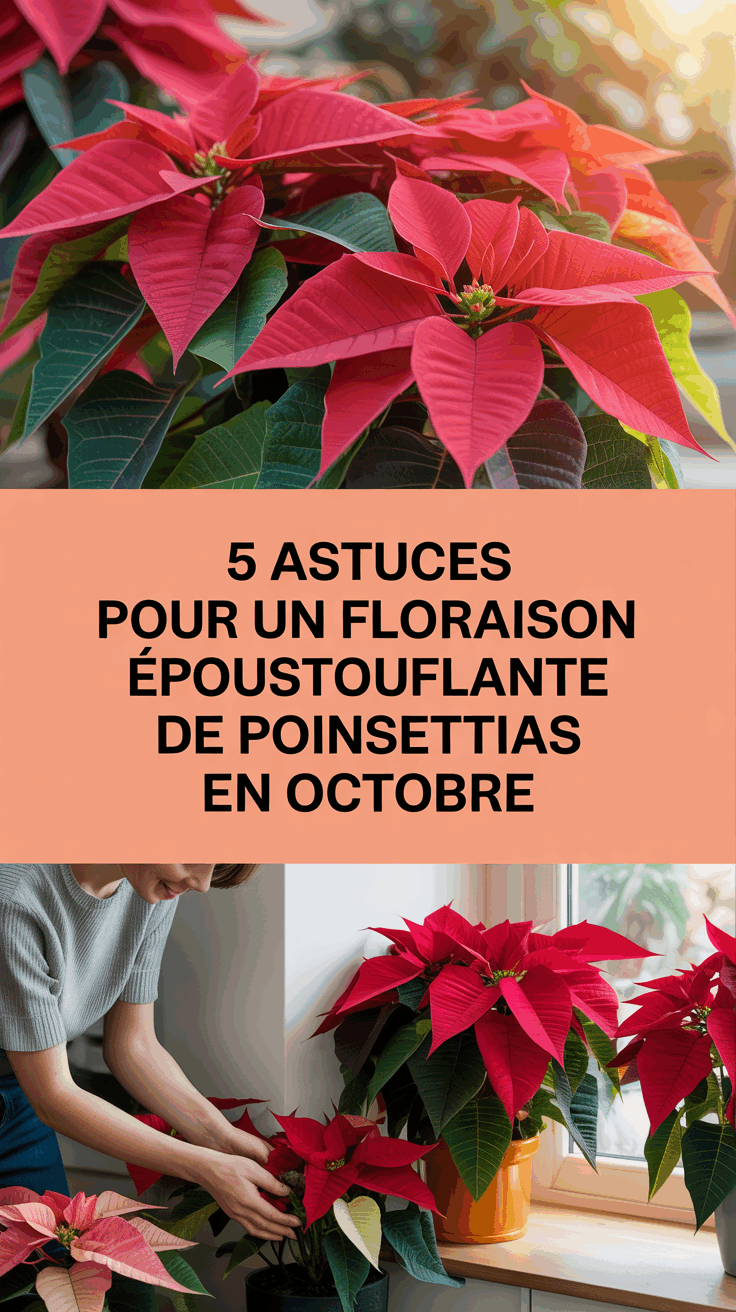 5 Astuces pour une Floraison Époustouflante de Poinsettias en Octobre