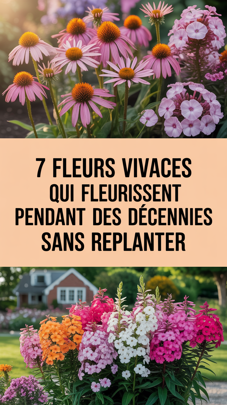 7 Fleurs Vivaces Qui Fleurissent Pendant des Décennies Sans Replanter