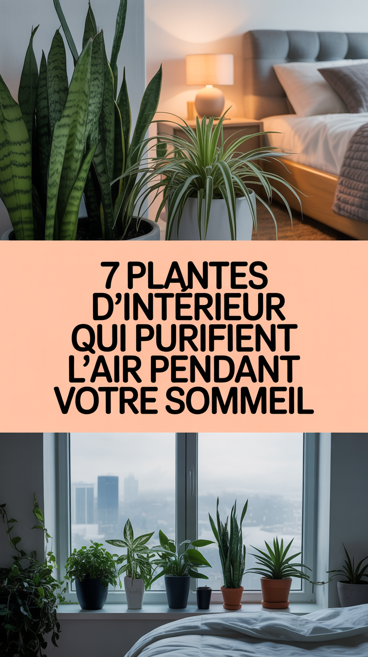 7 Plantes d&rsquo;Intérieur qui Purifient l&rsquo;Air Pendant Votre Sommeil