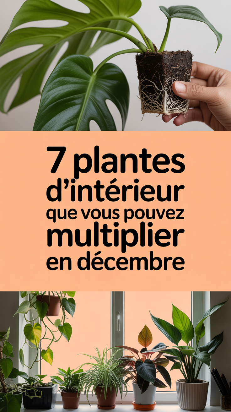 7 Plantes d'intérieur que vous pouvez multiplier en décembre