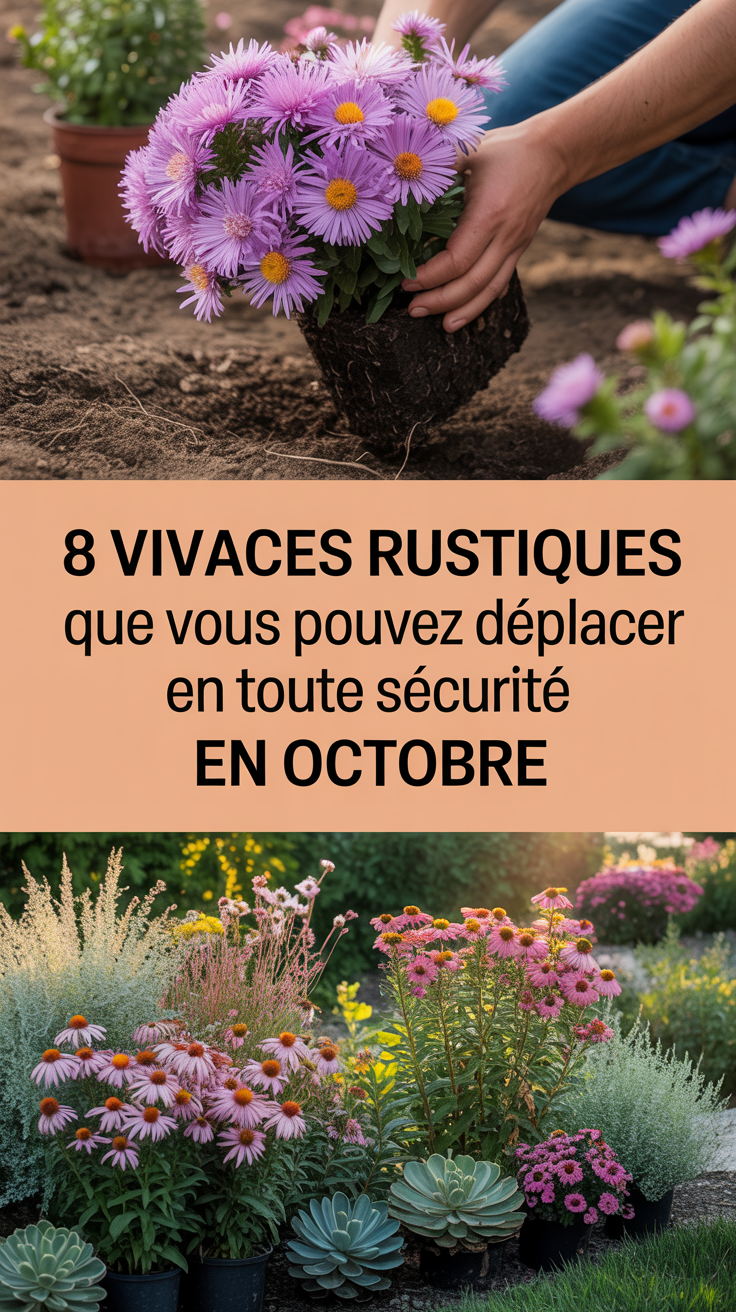 8 vivaces rustiques que vous pouvez déplacer en toute sécurité en octobre