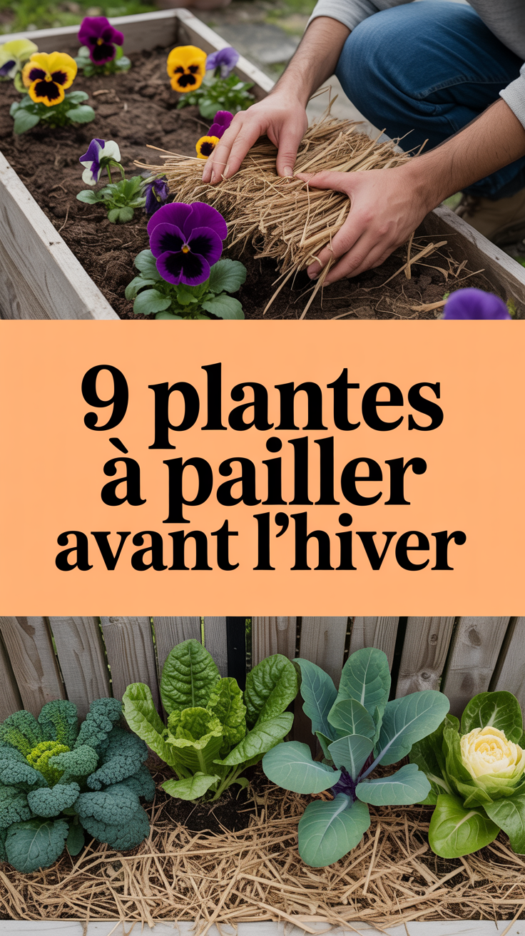 9 Plantes à pailler avant l’hiver