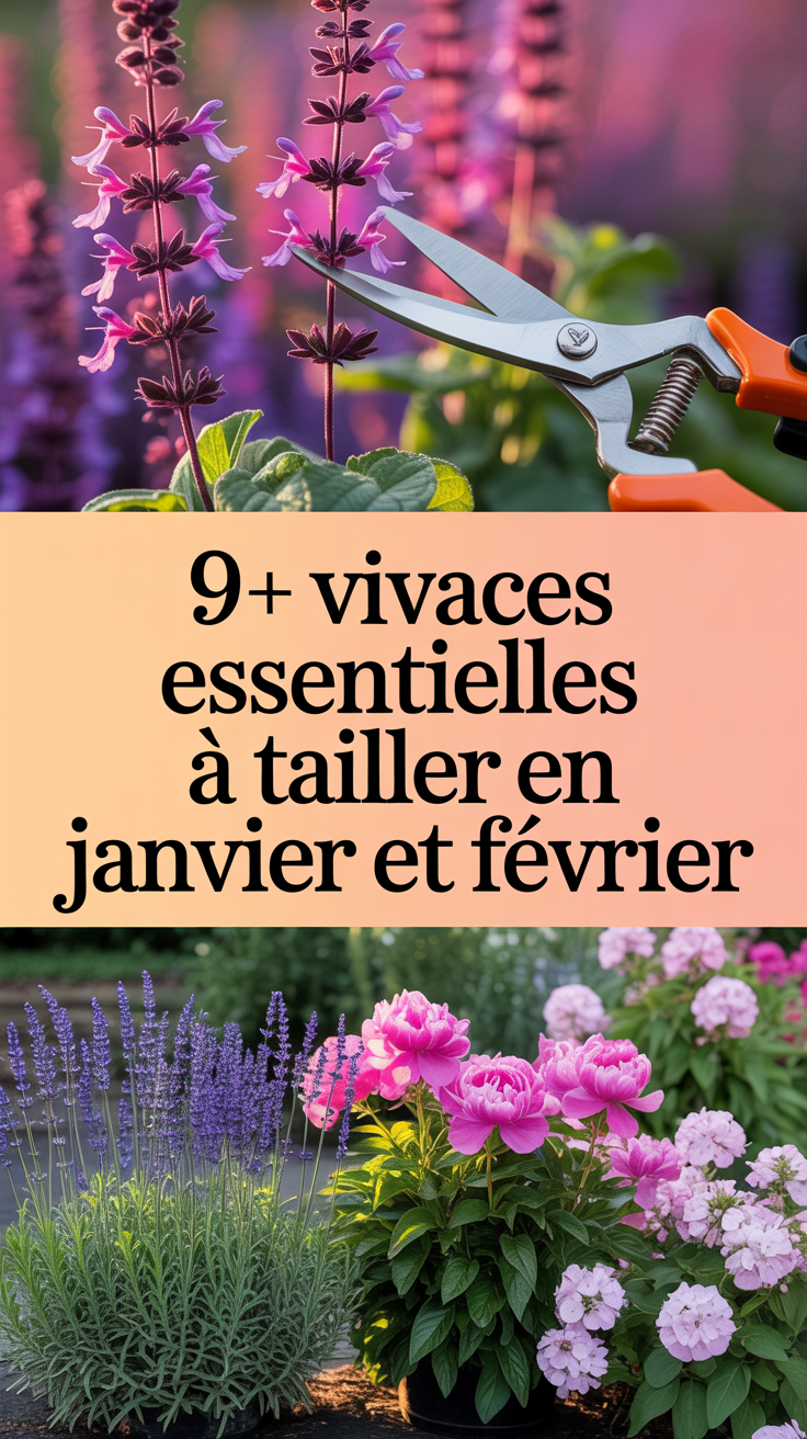 9+ vivaces essentielles à tailler en janvier et février