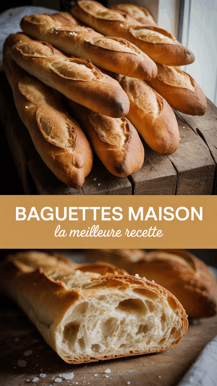 Baguettes maison la meilleure recette