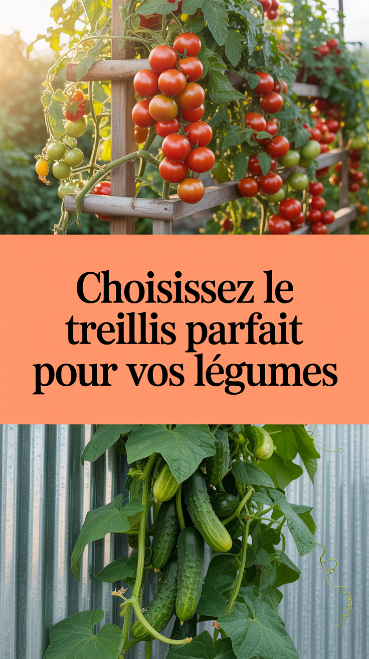 Choisissez le treillis parfait pour vos légumes