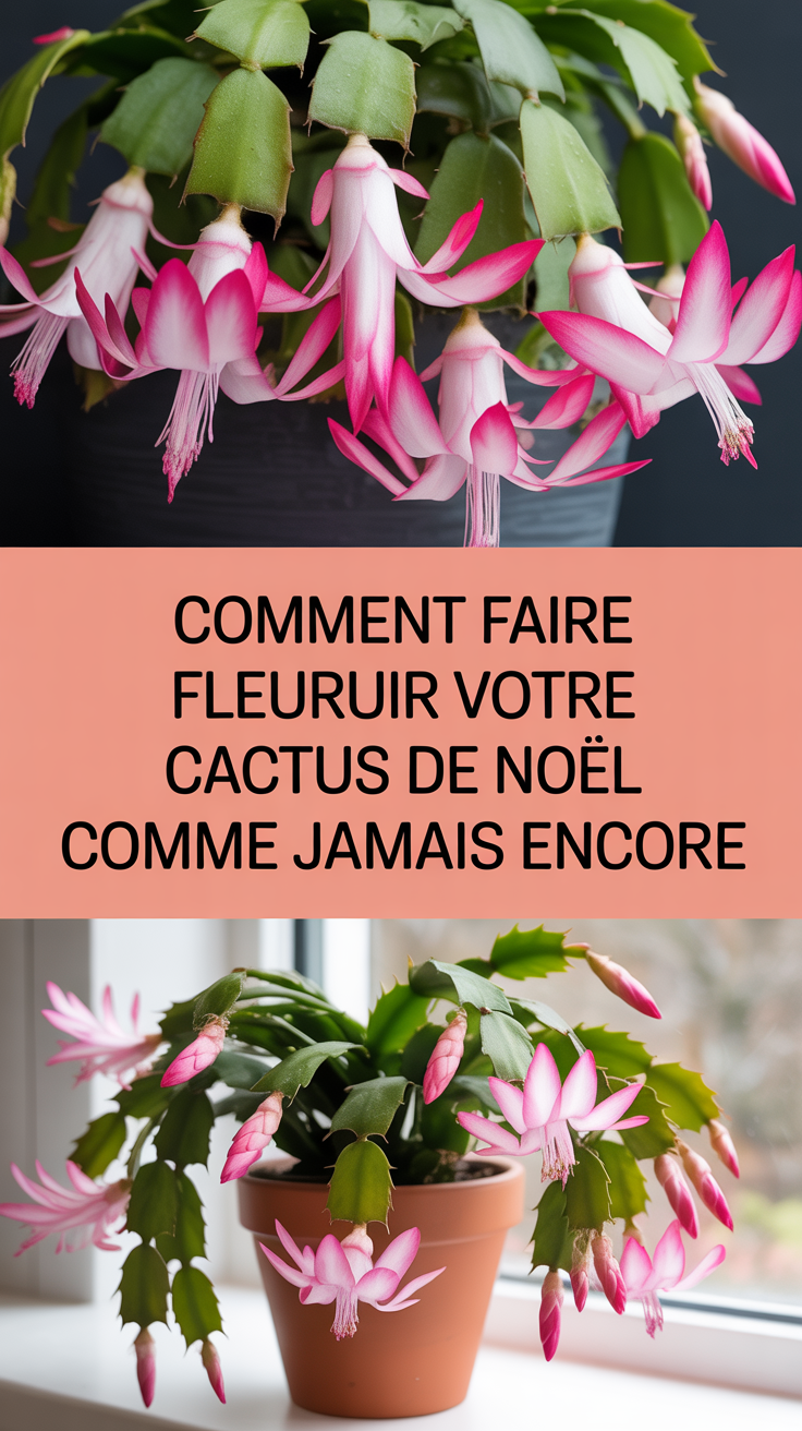 Comment Faire Fleurir Votre Cactus de Noël Comme Jamais Encore