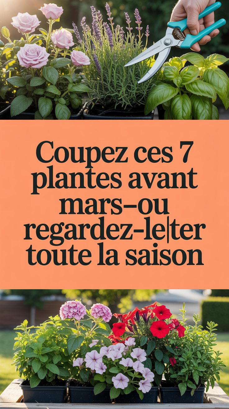 Coupez ces 7 plantes avant mars—ou regardez-les lutter toute la saison