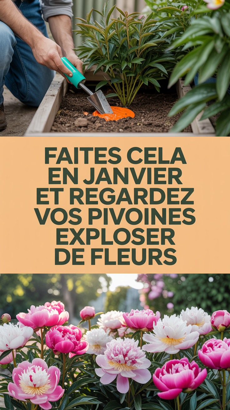 Faites Cela en Janvier et Regardez Vos Pivoines Exploser de Fleurs