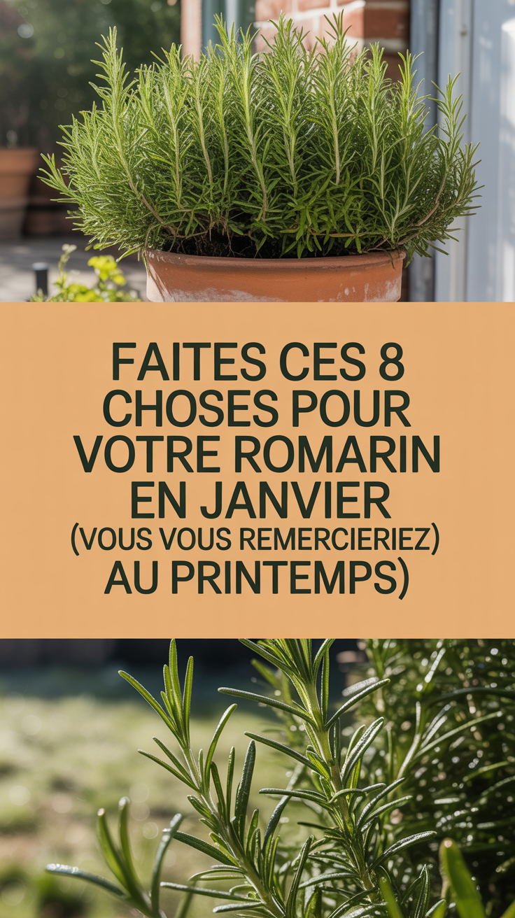 Faites Ces 8 Choses pour Votre Romarin en Janvier (Vous Vous Remercieriez au Printemps)