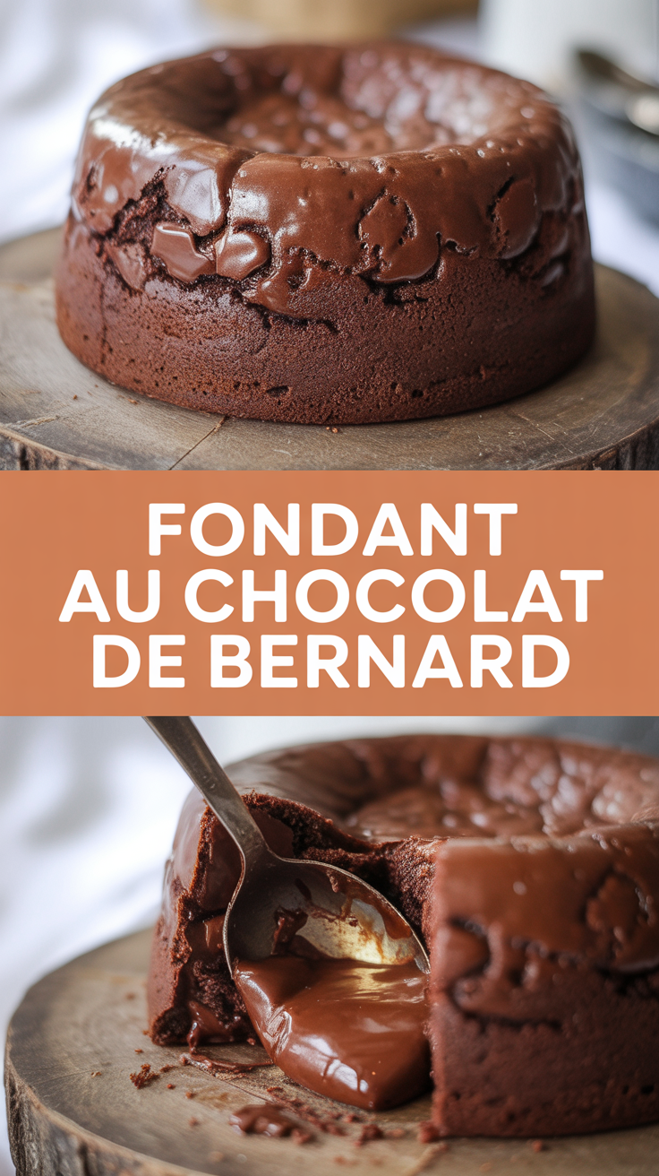 Fondant au chocolat de Bernard