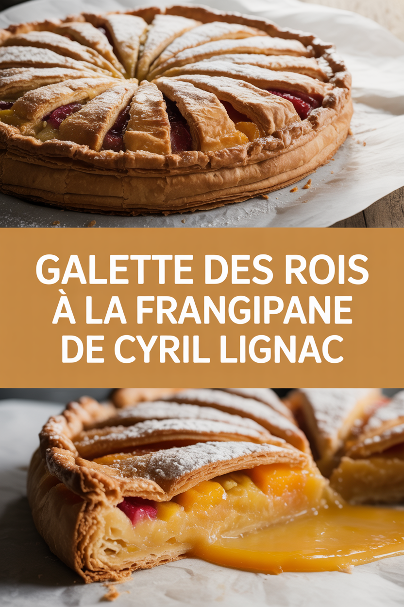 Galette des rois à la frangipane de Cyril Lignac