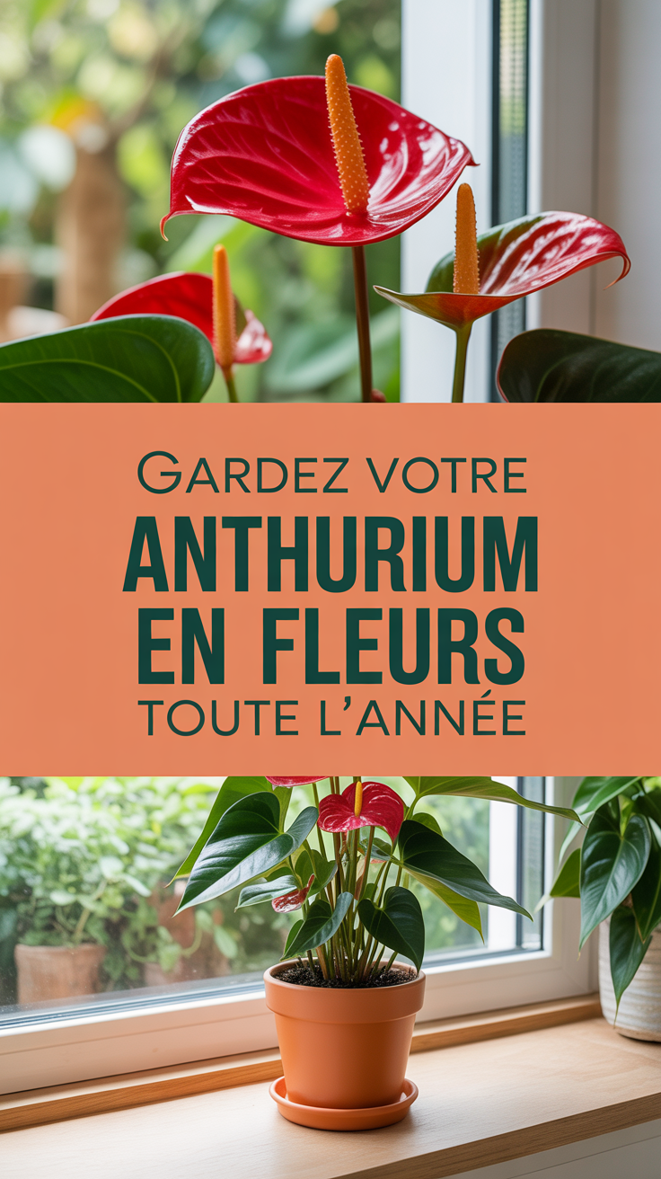 Gardez votre anthurium en fleurs toute l&rsquo;année