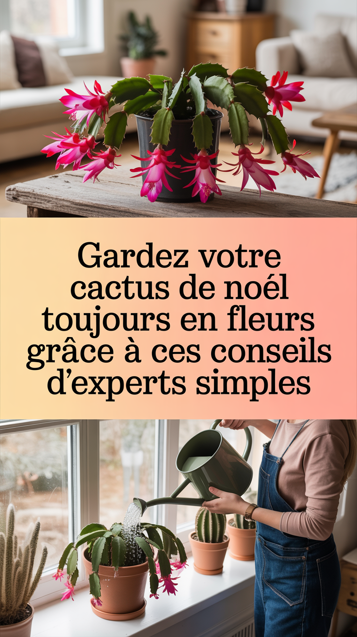 Gardez votre cactus de Noël toujours en fleurs grâce à ces conseils d&rsquo;experts simples