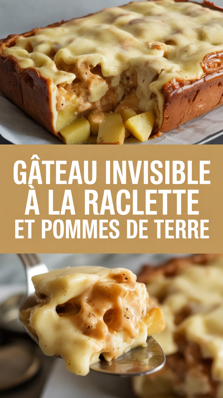 Gâteau Invisible à la Raclette et Pommes de terre