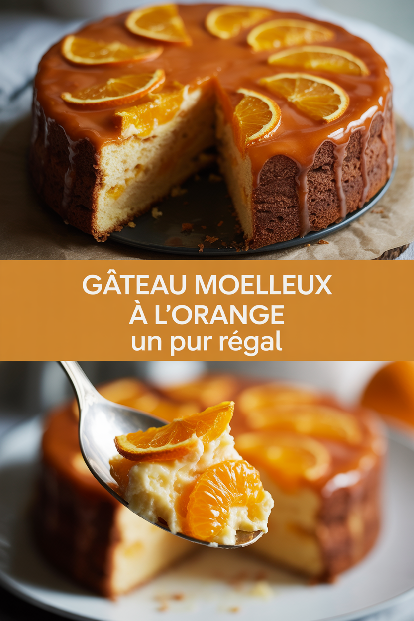 Gâteau moelleux à l&rsquo;orange un pur régal