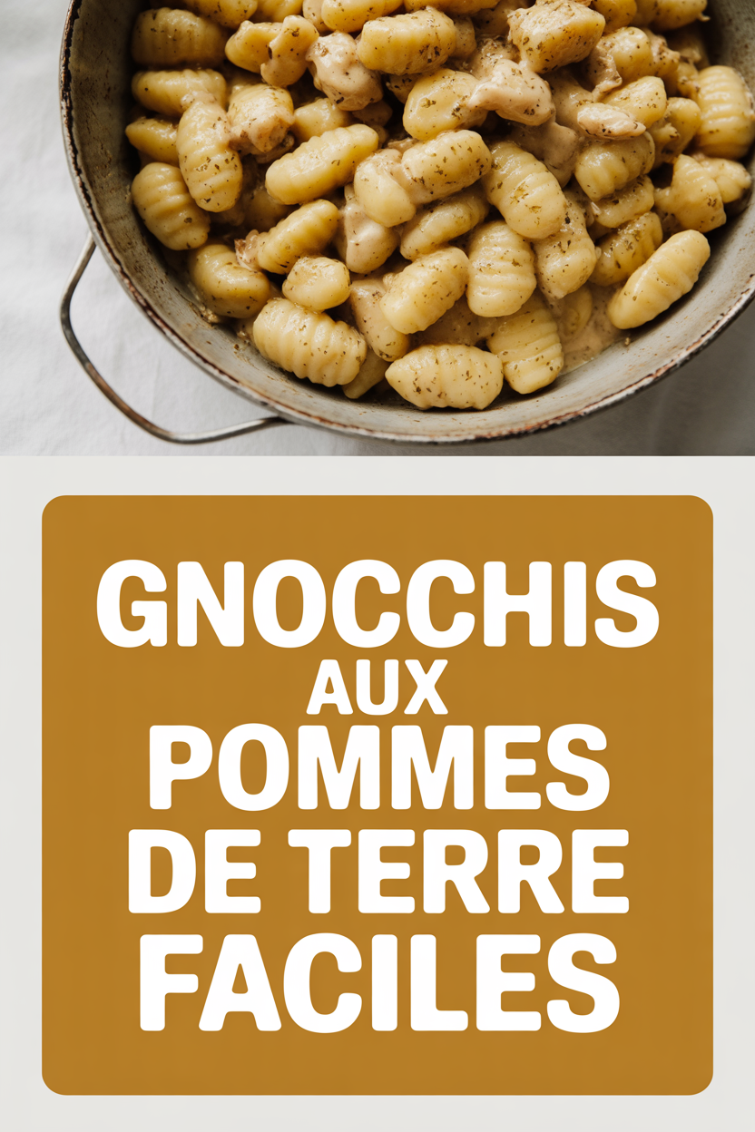 Gnocchis aux pommes de terre faciles
