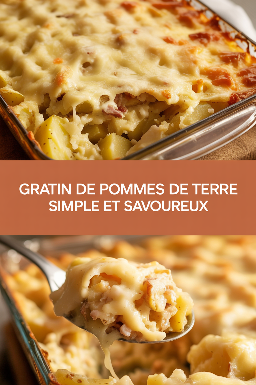 Gratin de pommes de terre simple et savoureux