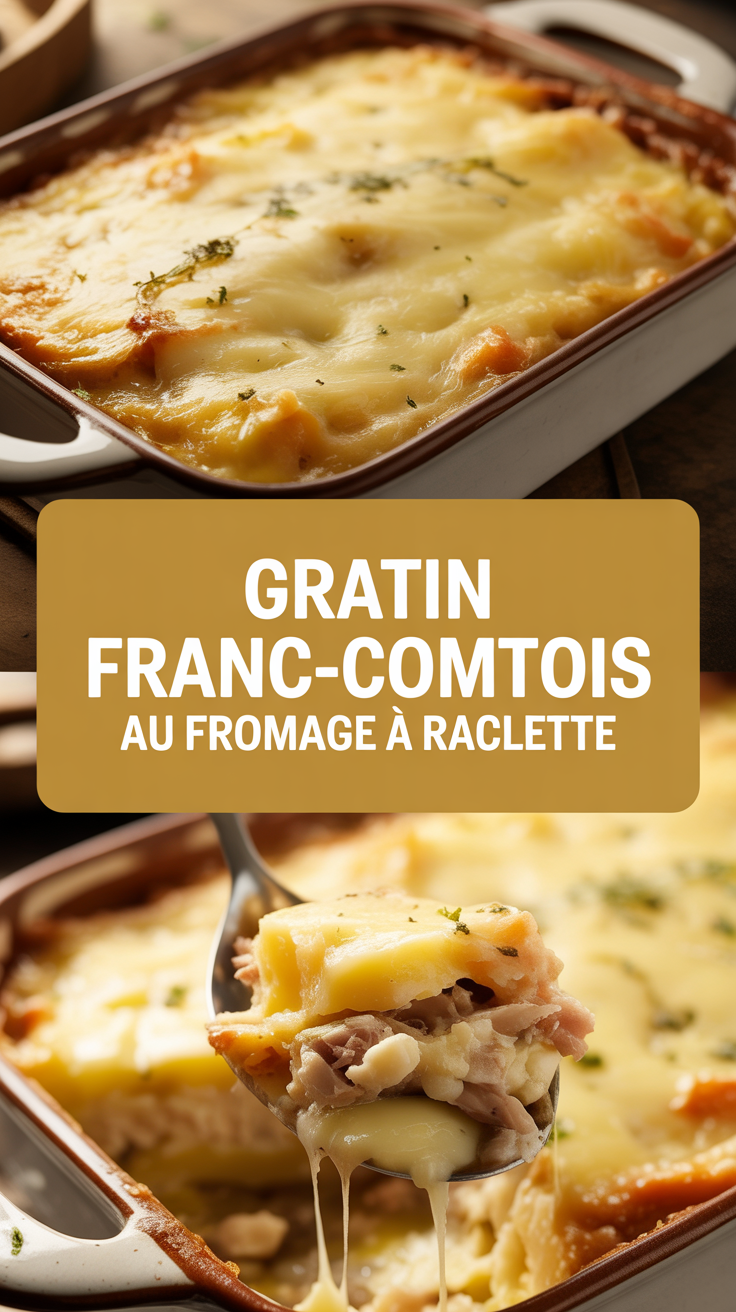 Gratin franc-comtois au fromage à raclette