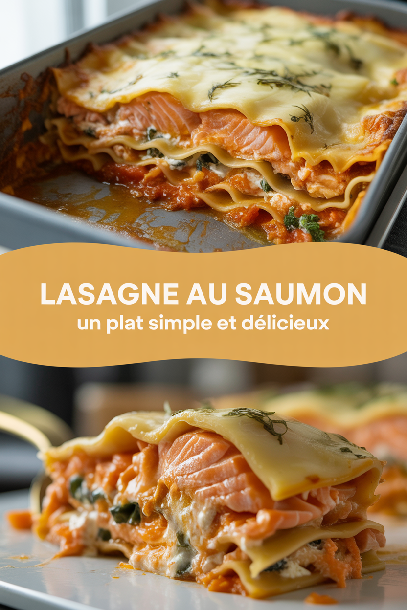 Lasagne au saumon un plat simple et délicieux
