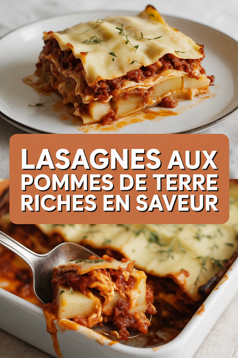 Lasagnes aux pommes de terre riches en saveur