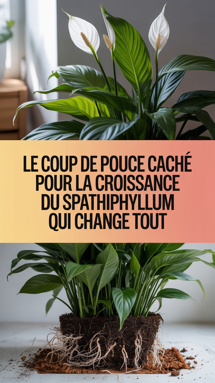 Le Coup de Pouce Caché pour la Croissance du Spathiphyllum qui Change Tout