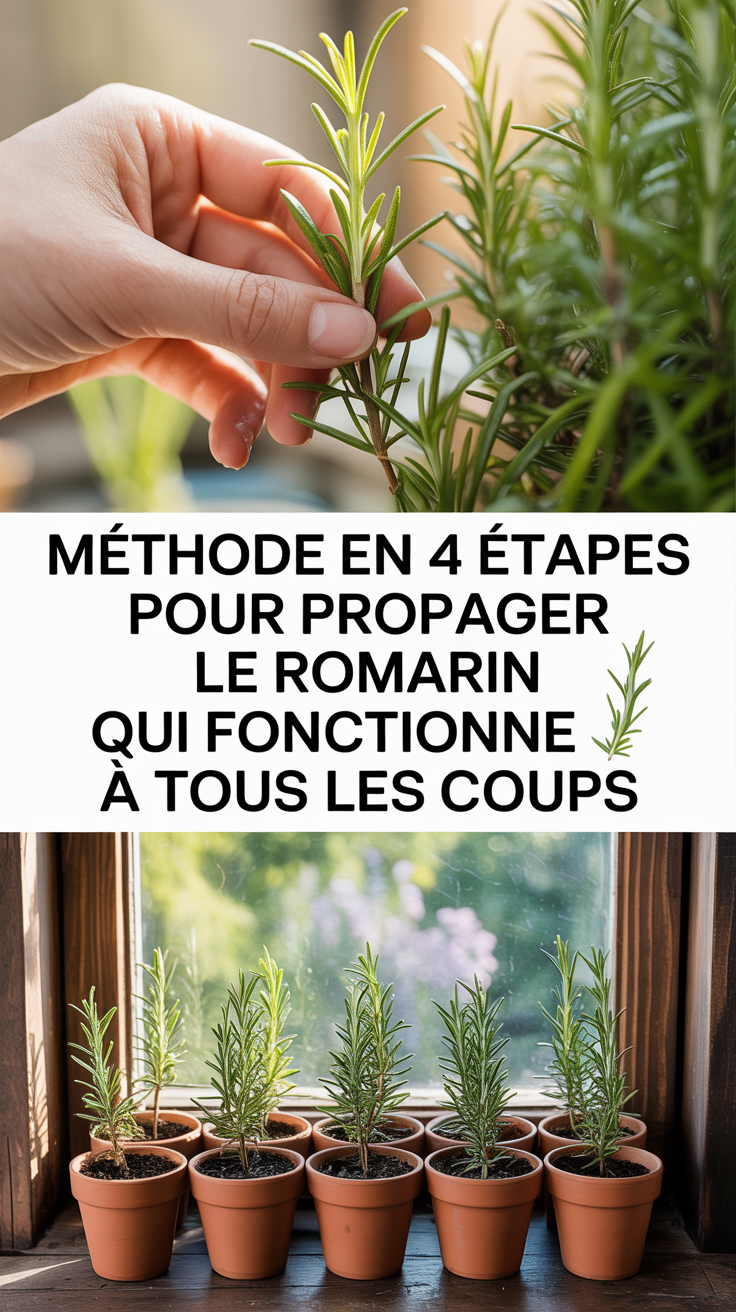 Méthode en 4 étapes pour propager le romarin qui fonctionne à tous les coups