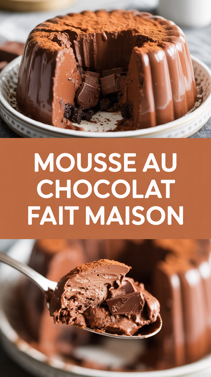Mousse au chocolat fait maison