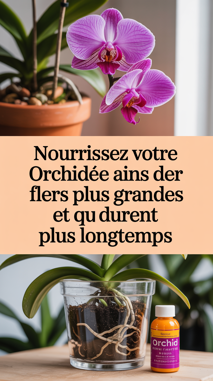 Nourrissez votre orchidée ainsi pour des fleurs plus grandes et qui durent plus longtemps