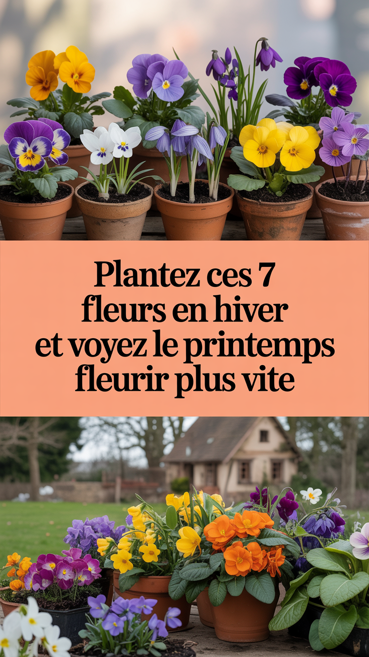 Plantez ces 7 fleurs en hiver et voyez le printemps fleurir plus vite