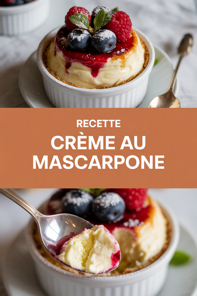 Recette Crème au mascarpone