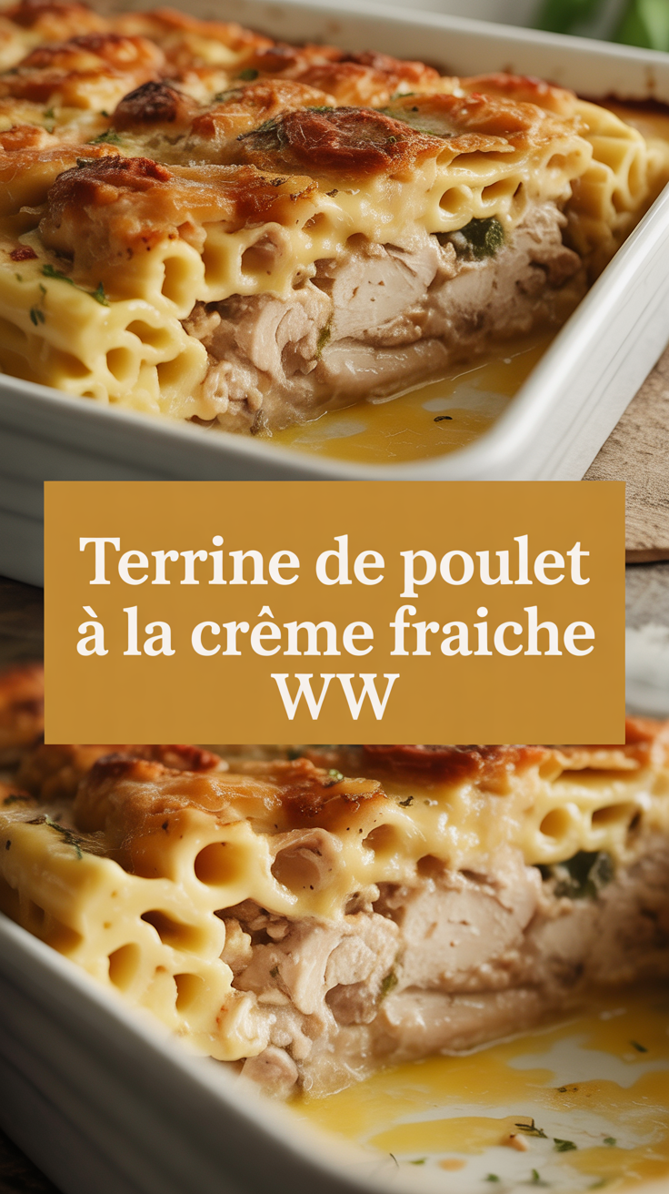 Terrine de poulet à la crème fraîche WW
